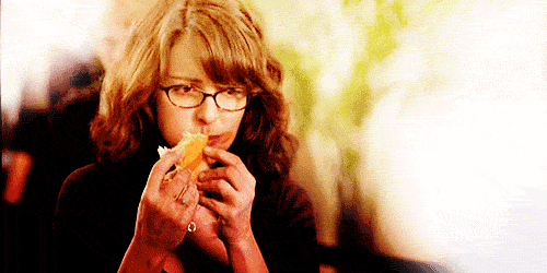 Eating donut | Stuffing face GIF